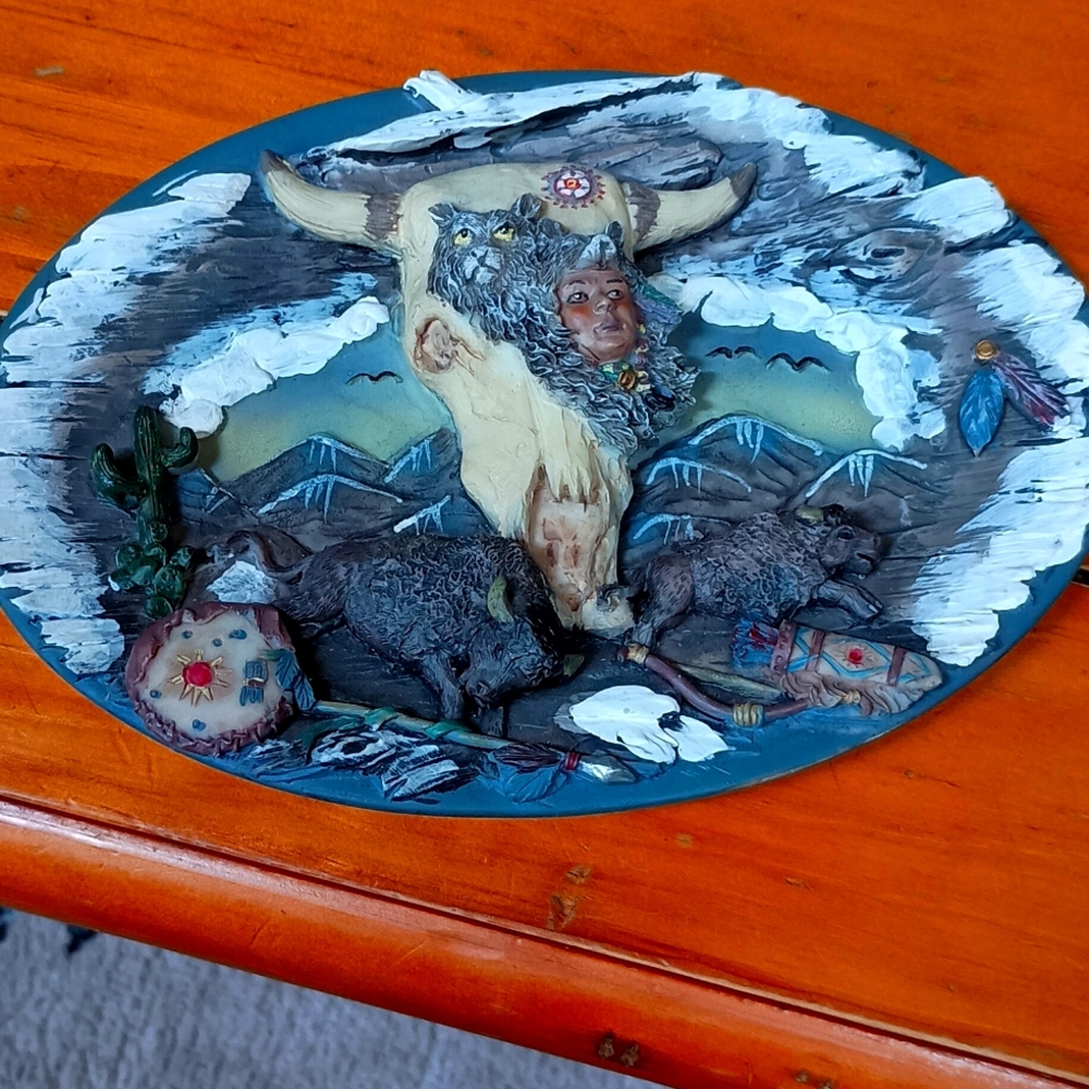 Vintage Native American plate